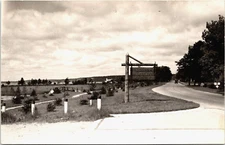 Van Cleve Park, Gladstone, Michigan RPPC Real Photo Postcard Highways 2-41-35