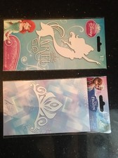 Disney Princess Autocollant Little Mermaid Ariel Frozen Lot Of 2 New Sticker
