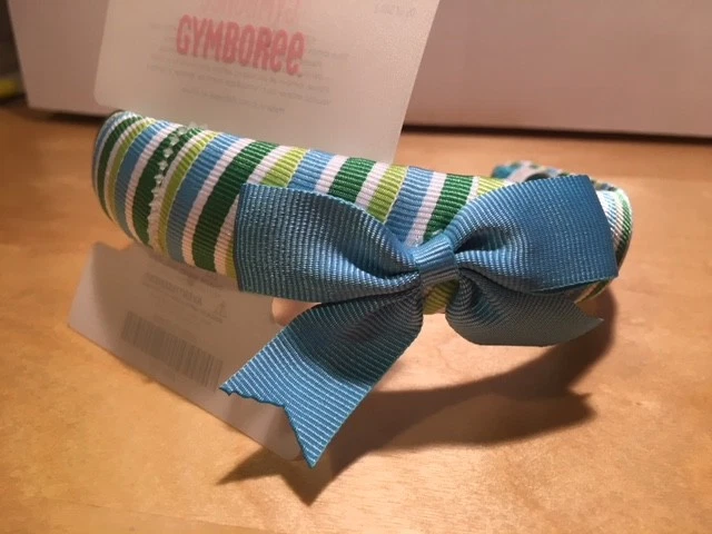 Diadema para el cabello Gymboree banda para la cabeza nueva con etiquetas EX almohadillas de lirio salta vintage pradera occidental Foto 3 de 3