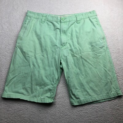 Paper Denim Cloth PD&C Shorts Mens 38 (Measures 36) Mint Green 10.5'' Inseam