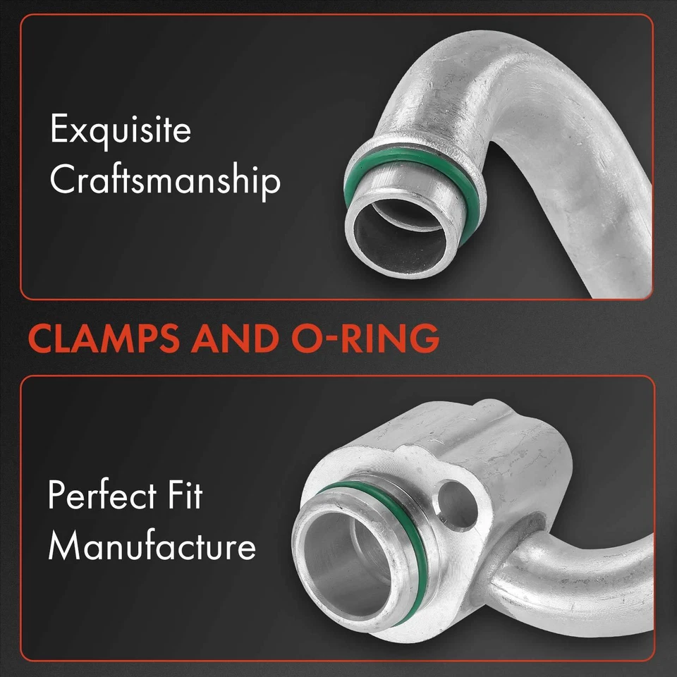 Manguera de línea de succión de aire acondicionado para Audi A8 Quattro 4,2 L 1997-2003 S8 2001-2003 V8 4,2 L Foto 3 de 4