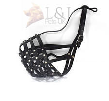 Light Leather Dog Muzzle  Shar Pei  Other Short Snouts  Strong and Durable