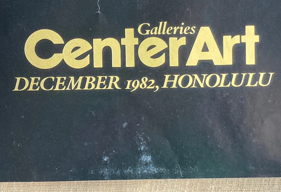 Impresión de póster de exposición firmado por Anthony Quinn de Dama de Creta 1982 vintage RARO Foto 3 de 4