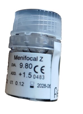Menicon Menifocal Z  Multifocal Kontaktlinse BC 8,00 P -6,75 Add.  +1,5 DIA 9,8