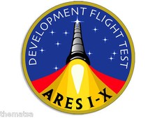 4" ARES 1-X FLIGHT TEST NASA HELMET BUMPER EMBLEM DECAL STICKER MADE IN USA