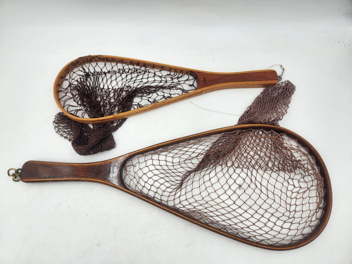 Orvis Battenkill Net 22 & Columbia 18" Fly Fishing Net Lot of 2 Vintage Wooden | eBay Orvis Battenkill Net 22 & Columbia 18" Fly Fishing Net Lot of 2 Vintage Wooden | eBay