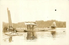 1932 Lufthansa Airlines Dorner Aircraft Postcard RPPC 24-11084