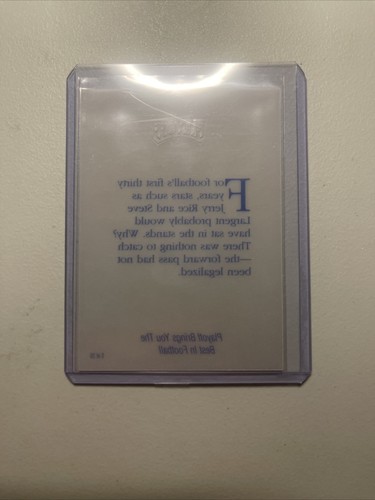 1998 playoff Brings You the Best in Fooball Acetate Informational Promos #3 - Picture 2 of 2