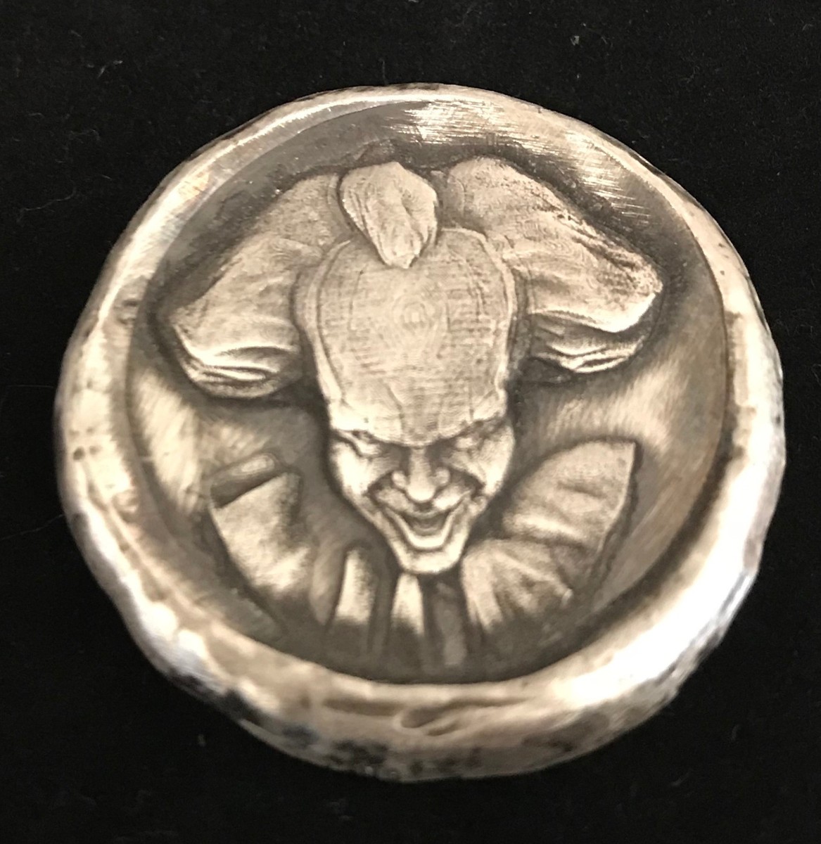 1 Ozt MK BarZ Silver Bar – Spider Skull Triangle Design, .999 Fine, Limited Edition