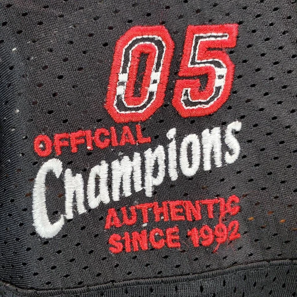 Camiseta Top Fubu Oficial Champion 05 Unisex Niños Negra Cuello en V Malla S 8-10 Foto 4 de 4