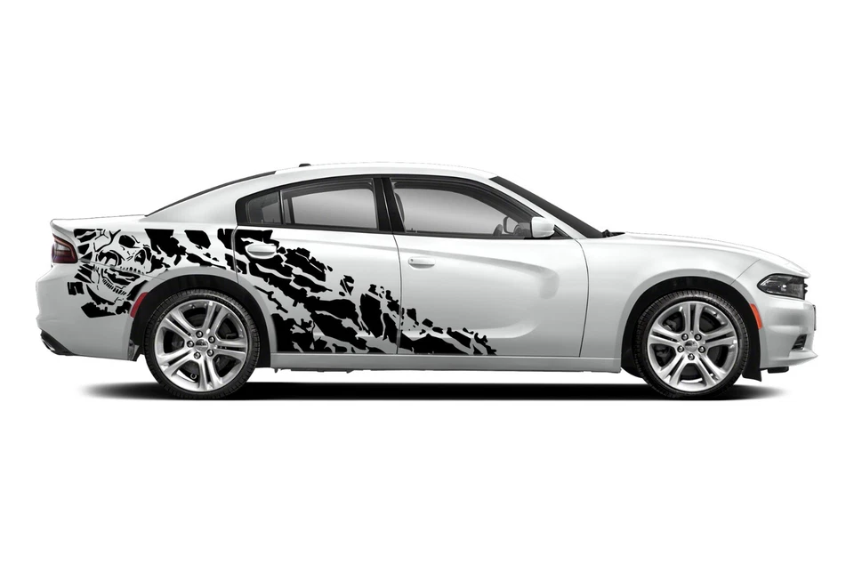  Виниловая графическая наклейка стикер для Dodge Charger Side Scat Pack Nightmare Design - Изображение 2 из 4