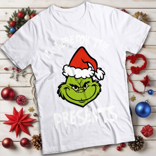 Grinch Christmas T-Shirt I'm Here Funny Mens and Womens Tee #MC - Picture 19 of 20
