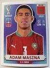 2022 Panini FIFA World Cup Qatar Stickers - MAR 7 Adam Masina