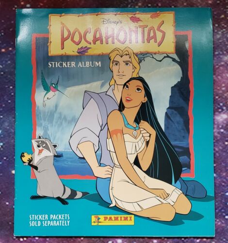 Disney's Pocahontas Sticker Album with Complete Sticker Set Panini - Afbeelding 1 van 4