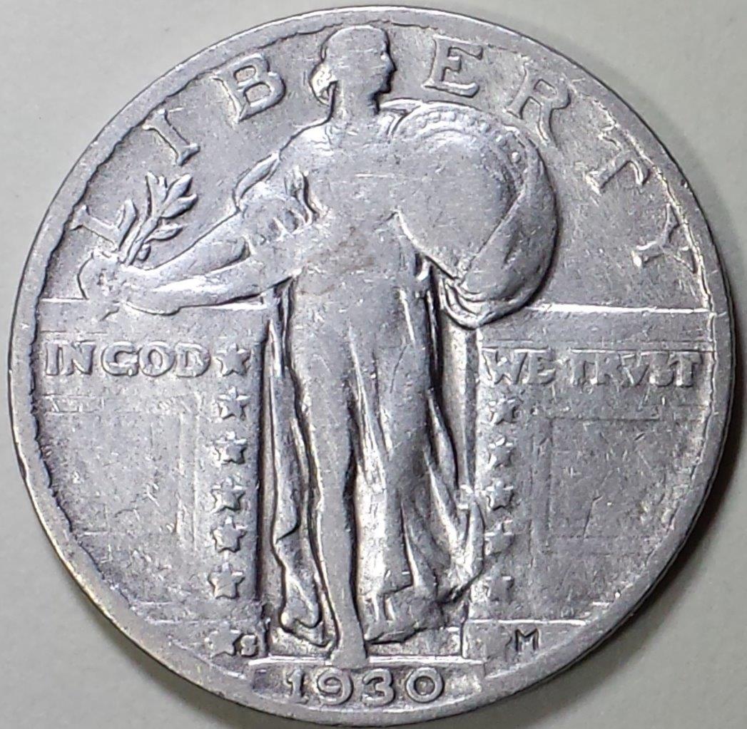 最終値下げ！アメリカ　リバティー　 1930 - S Standing Liberty Quarter - ** VF+ ** | eBay