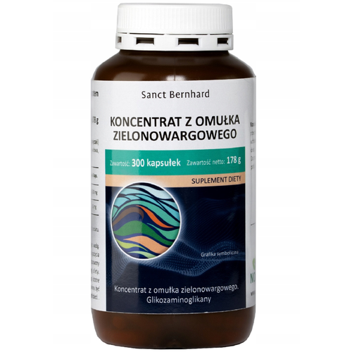 Concentré De Moule Verte Sanct Bernhard 500 Mg - Boîte De 300 Gélules, Complément Alimentaire, Neuf