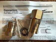 Andrew 7/8 Heliax Coax Cable Adapter Connector LDF5-50A LC-(M) Male L45M 
