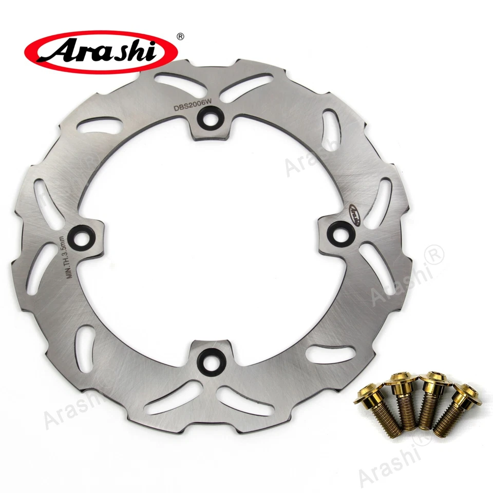 Disco de freno trasero + pernos de montaje para Suzuki DR250S 1990 DR350S 1996 - 1999 1998 Foto 2 de 4