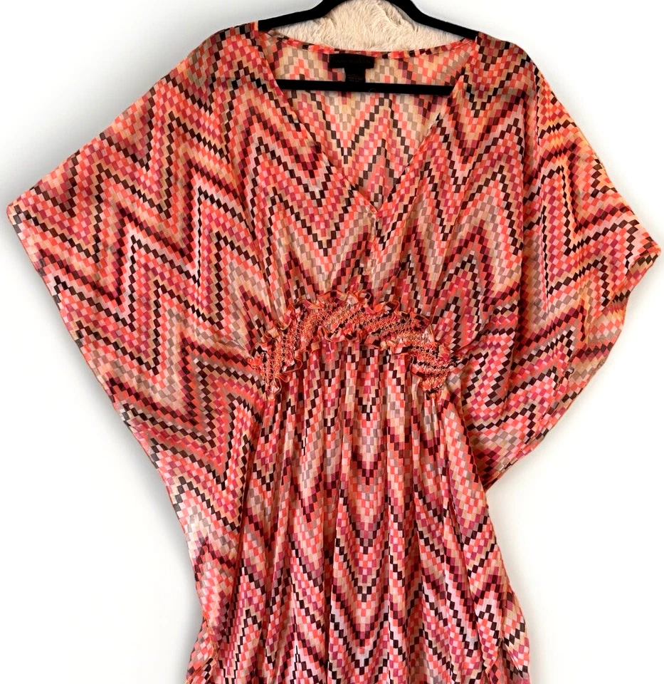 Traje de baño para mujer Steve Madden encubrimiento talla M/L maxi transparente para resort de vacaciones Foto 4 de 4