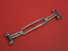 BAUME MERCIER SOLID STEEL RIVIERA 15MM LINK BUCKLE UPDATED MODEL BAND BRACELET