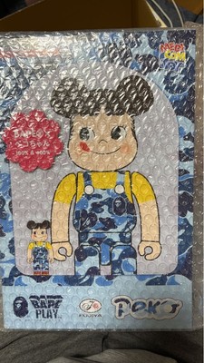Bearbrick Peko chan BAPE Blue 400 100 | eBay