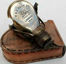 Monocular Binocular Telescope Vintage Antique Brass Nautical Spyglass working