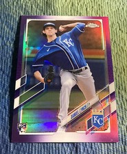 2021 Topps Chrome Update Daniel Lynch Rookie Purple Refractor #USC34 KC RC