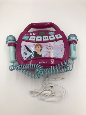Lexibook Die Eiskönigin Karaoke-Player Kinder, Bluetooth, Mikrofone, Lila