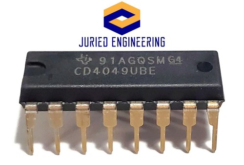 5PCS CD4049UBE CD4049 CMOS HEX Buffer/Convertitori - Nuovo IC - Foto 1 di 12