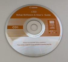 Canon i350 Color Bubble Jet Printer Setup Software USCD 1.1 CD1 CD-ROM DISC ONLY