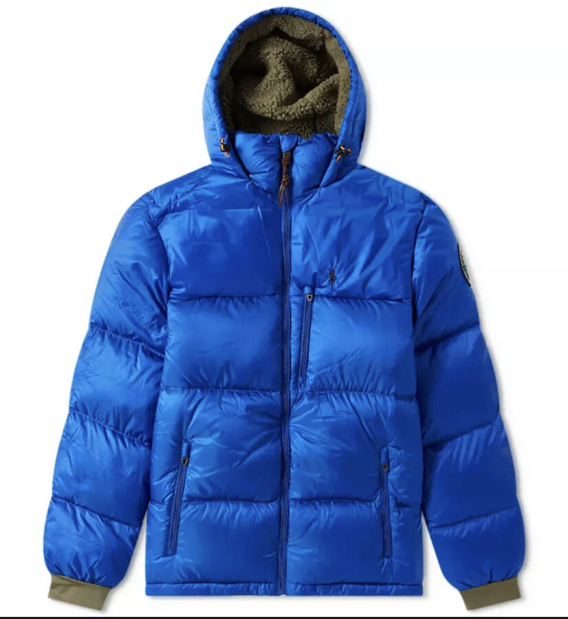 Polo Ralph Lauren Sportsmen Hooded Down Puffer Jacket Sapphire