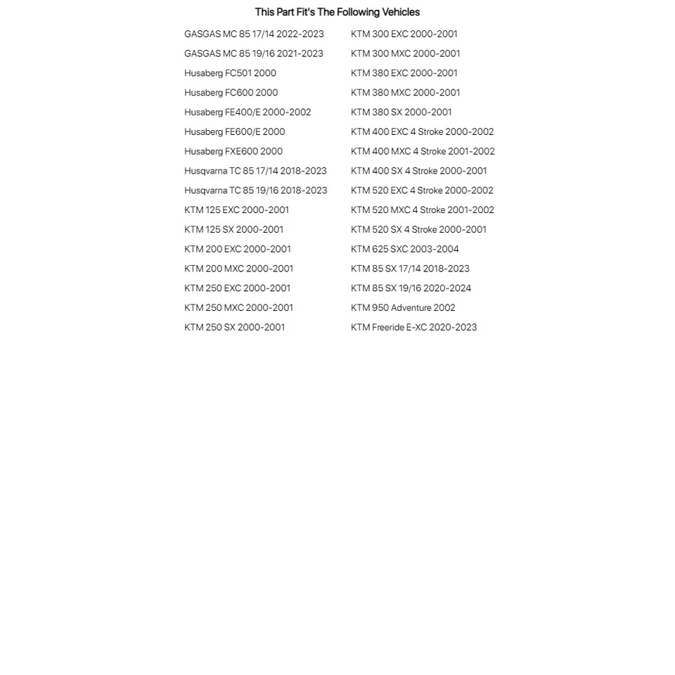 Sellos antipolvo de horquilla Race Tech para Husaberg FC501 2000 Foto 3 de 4