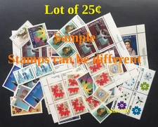 Lot of 40 x 25¢ Stamps Mint with FULL Gum - 99¢ Canada Postage