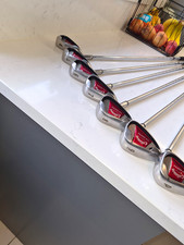 Callaway Big Bertha X-12 Left-Handed Iron Set 4-PW, Regular Flex Steel, 7 Clubs