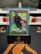 2024-25 Topps Chrome Kawhi Leonard #120 Green Topps Refractor