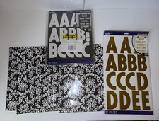 Scrapbook Papers Alphabet Sticker Lot Sticko Letters Craft Supplies