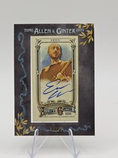 2025 Topps Allen & Ginter - Eric Keen Mini Framed Star Autograph Black /25 