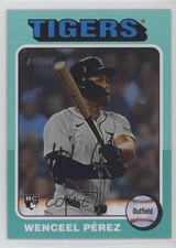 2024 Topps Heritage High Number Aqua Border Wenceel Perez Wenceel Pérez #698 9h3