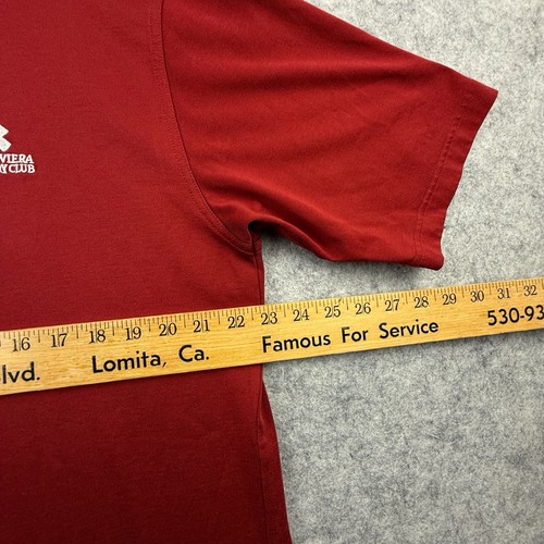 Riviera Country Club Polo Shirt Mens L Red Golf Collection Embroidered - Picture 7 of 10