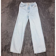 Abercrombie  Fitch 90s Relaxed High Rise Curve Love Jeans Light Wash 27/4R
