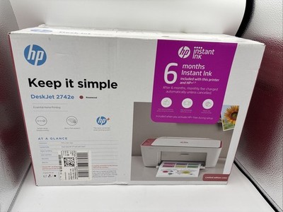 HP DeskJet 2742e All-in-One Printer Limited Edition Color Rosewood