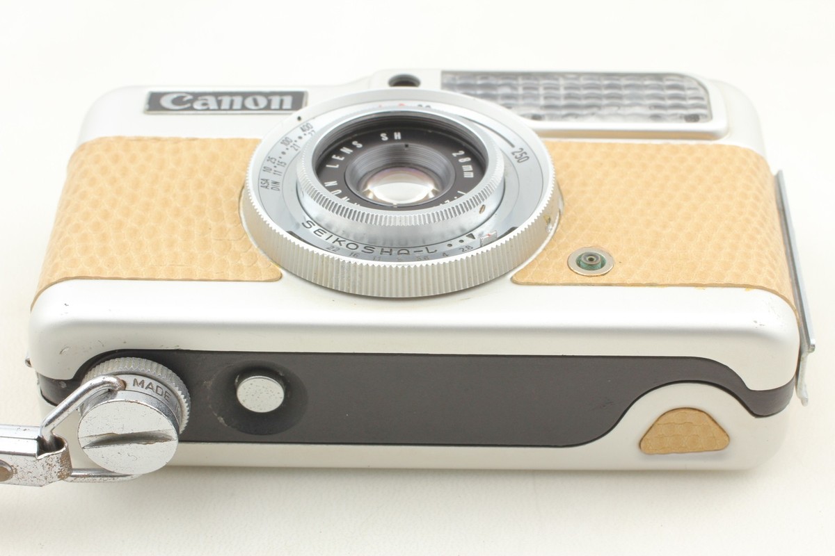 Exc+5, Beige] Canon Demi Half Frame 35mm Film Camera Meter