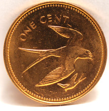 Belize, 1974 Cent, KM38, Birds, BU, NR, 12-20