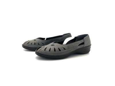 Jenny by ara Damen Halbschuhe Slipper Loafers Comfort Grau Gr. 39 (UK 6)