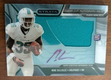 MIKE GILLISLEE, 2013 TOPPS STRATA CLEAR CUT AUTOGRAPH RELIC, RC #CCAR-MGI