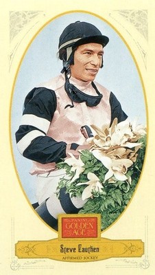 2012 Panini Golden Age MINI BROAD LEAF BROWN #125 STEVE CAUTHEN