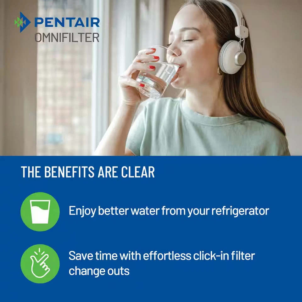 OmniFilter Pentair Inline Quick Change Refrigerator and Icemaker Replacement 1PK - Image 4 of 4