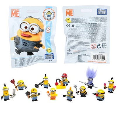 Mega Bloks Despicable Me Minion Made Minions Series 8 Figure Mystery Pack Toys