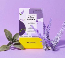 AVRY BEAUTY 4 Step Spa Pedicure Kit + FREE Nail Care Kit - LAVENDER SAGE- 2 SETS