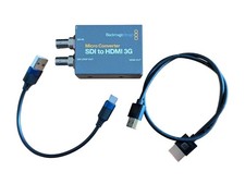 Blackmagic Design Micro Converter SDI to HDMI 3G with cables